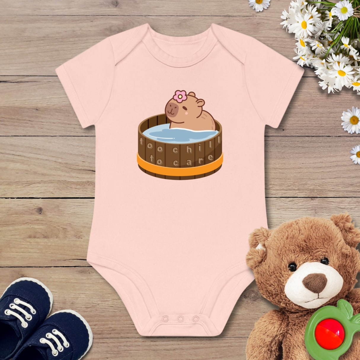 Capybara chill pott Kurzarm Body