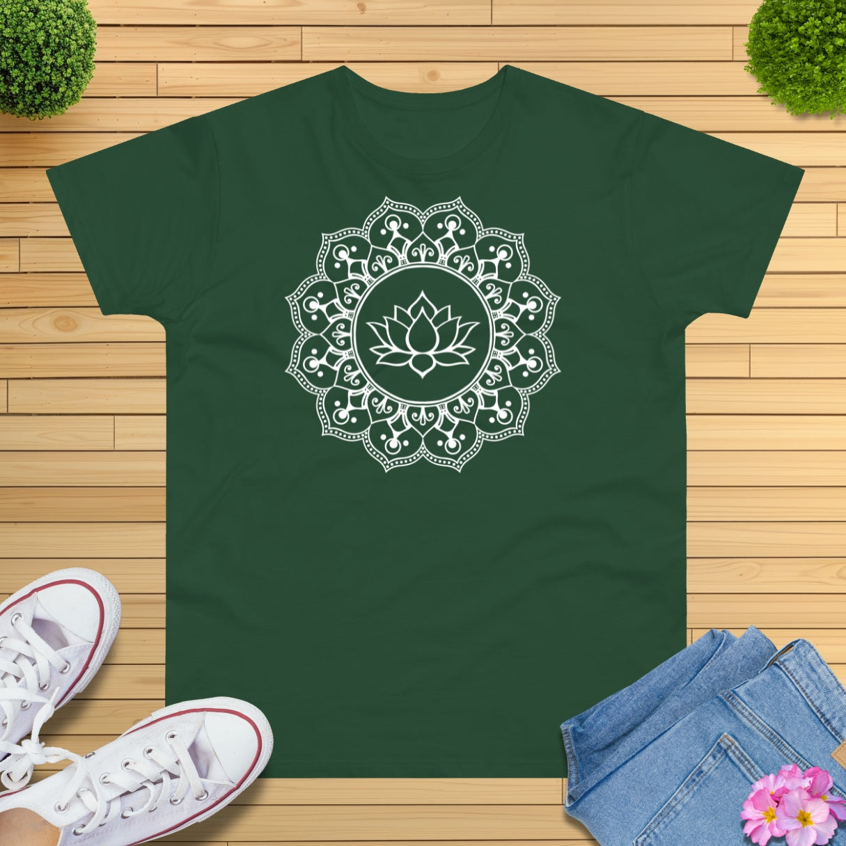 Lotus Mandala Yoga T-Shirt