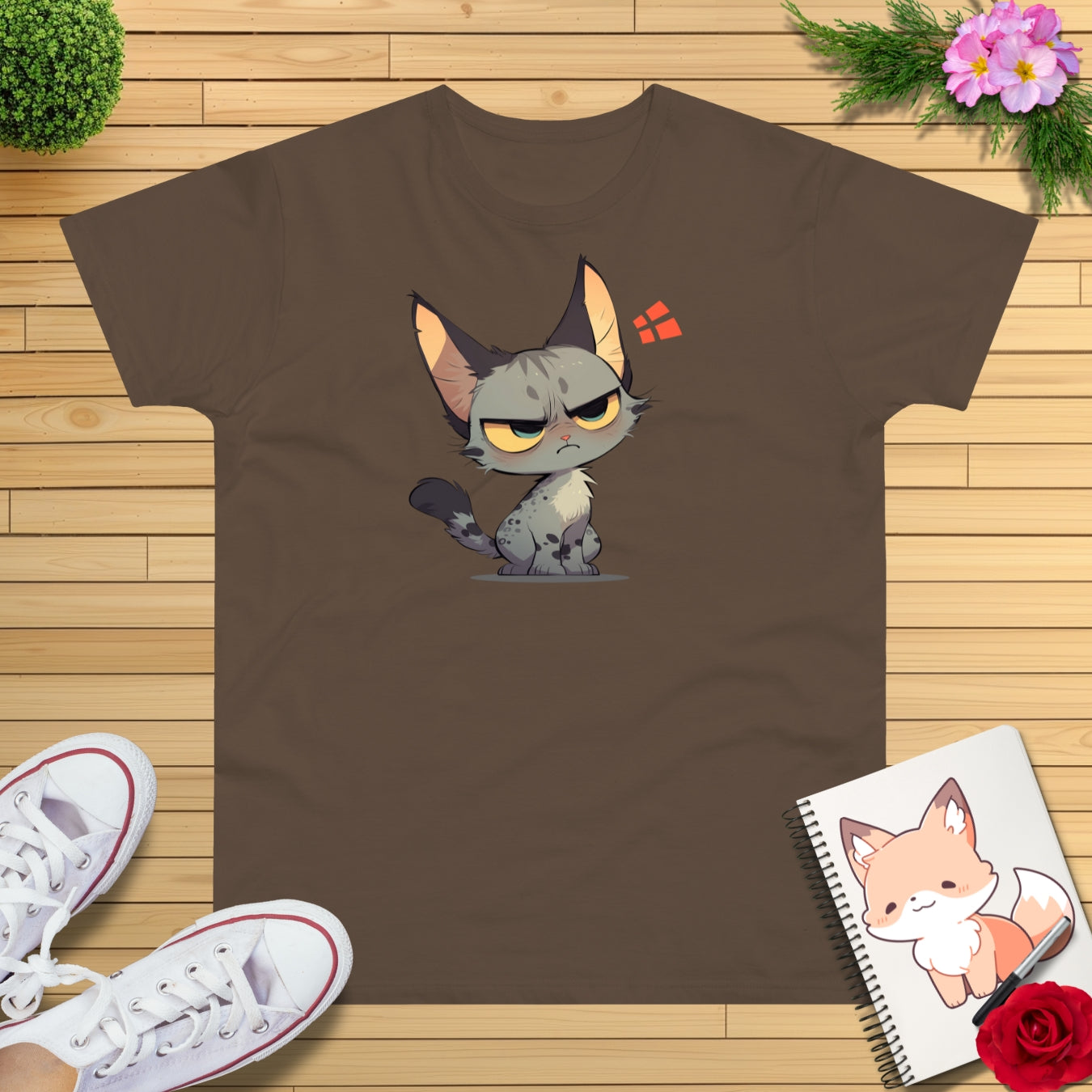 Grummel Katze T-Shirt