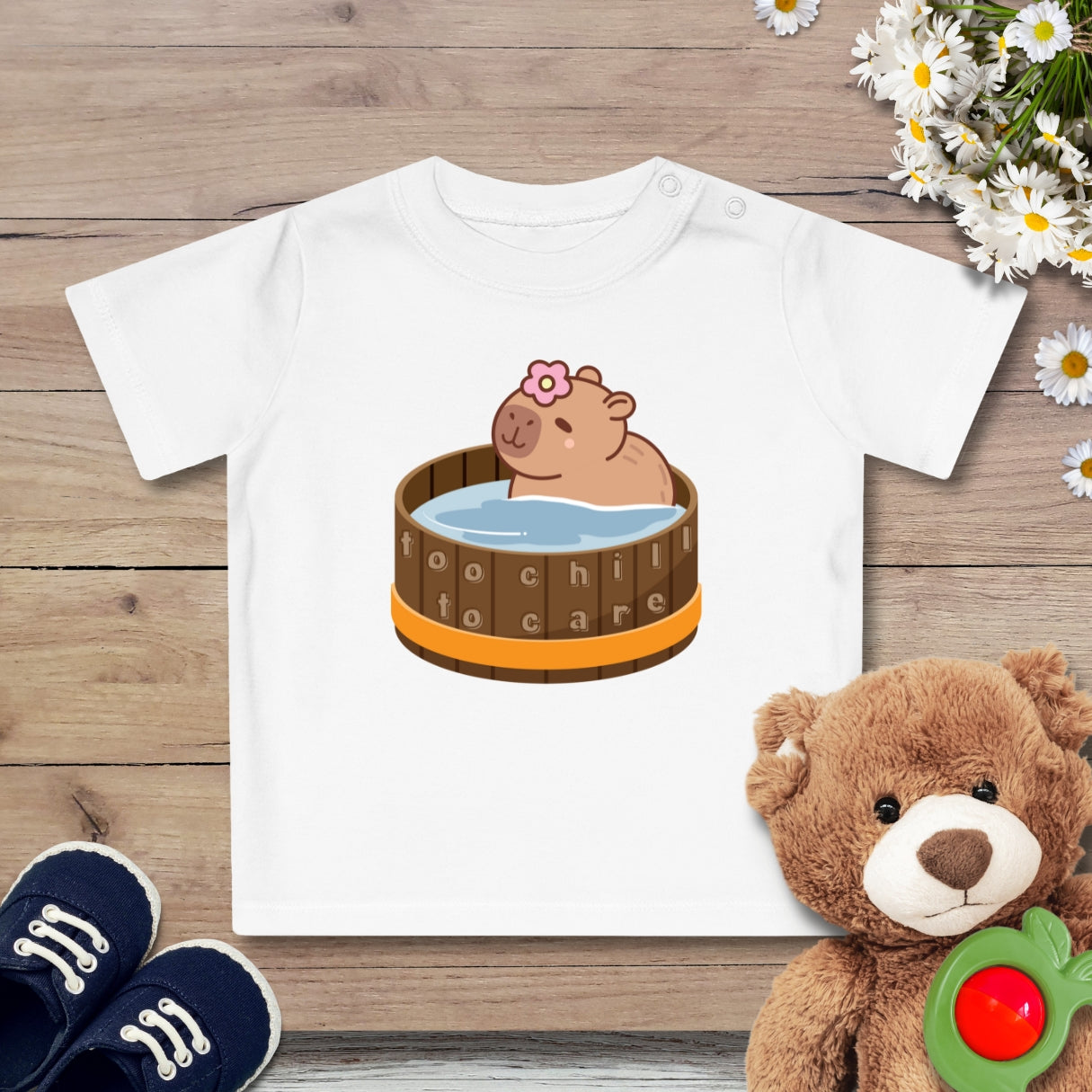 Capybara Chill pott Baby T-Shirt
