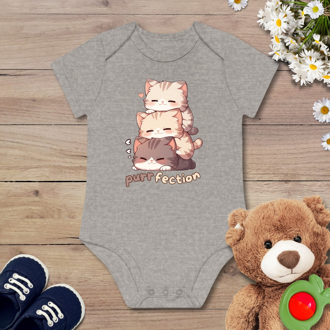 Purrfection Katzen Kurzarm Body