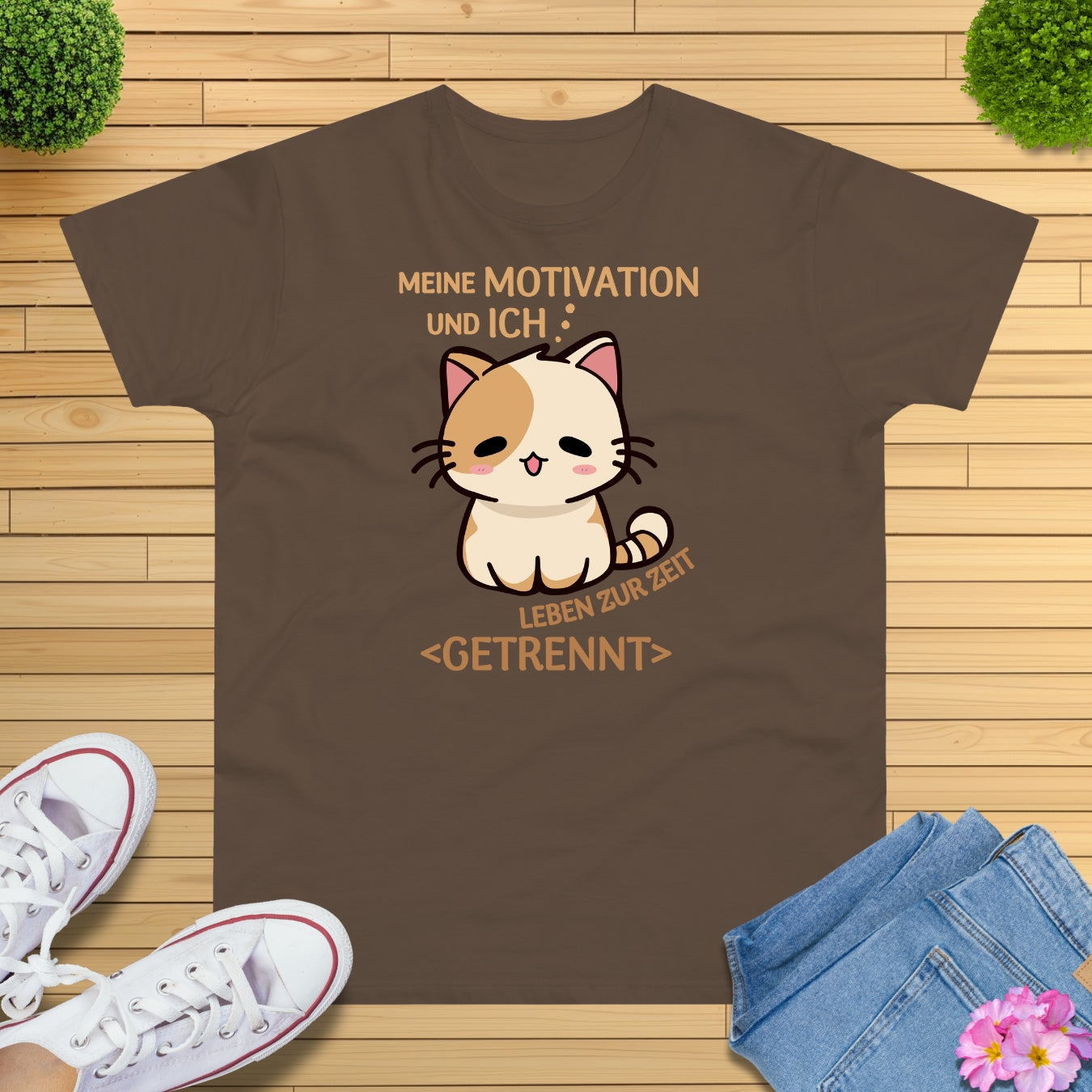 Chill Motivation Katze T-Shirt