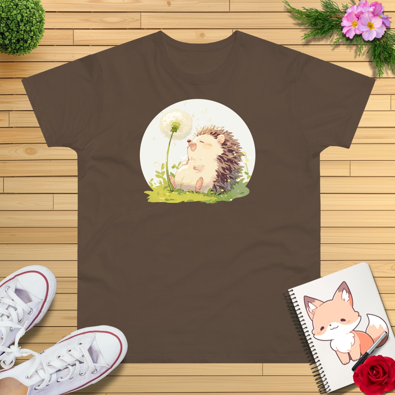 Happy Igel Pusteblume T-Shirt
