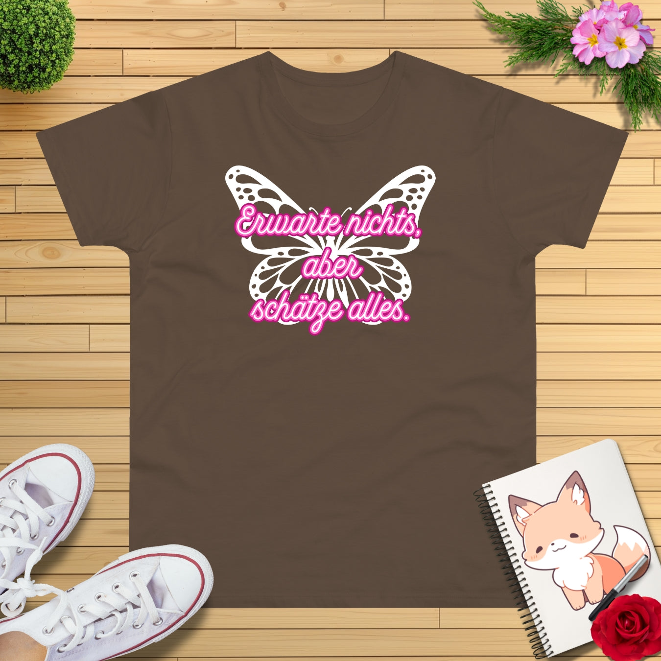 Schmetterling pink T-Shirt