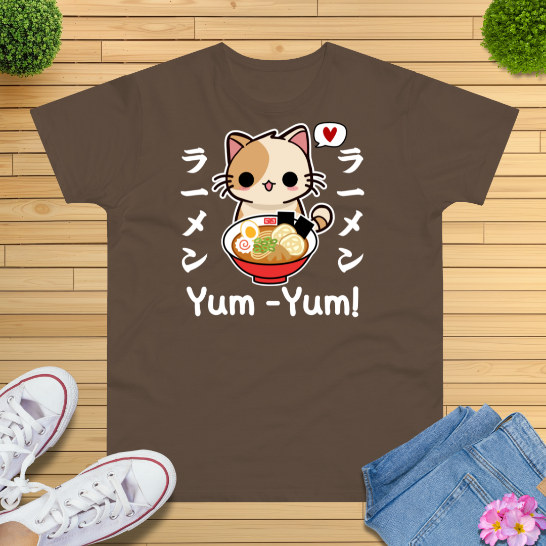 Kawaii Ramen Katze T-Shirt
