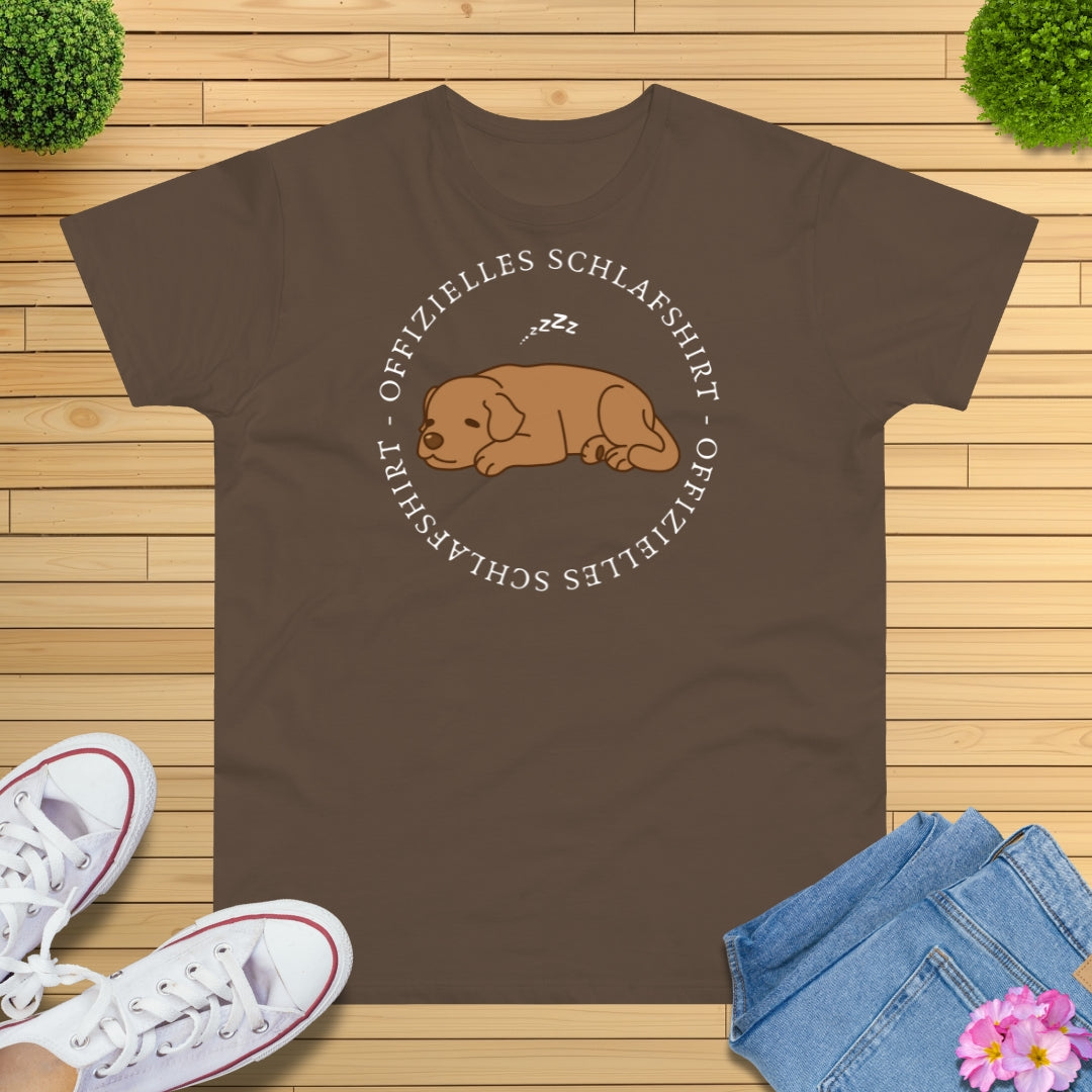 Offizielles Schlafshirt Hund T-Shirt