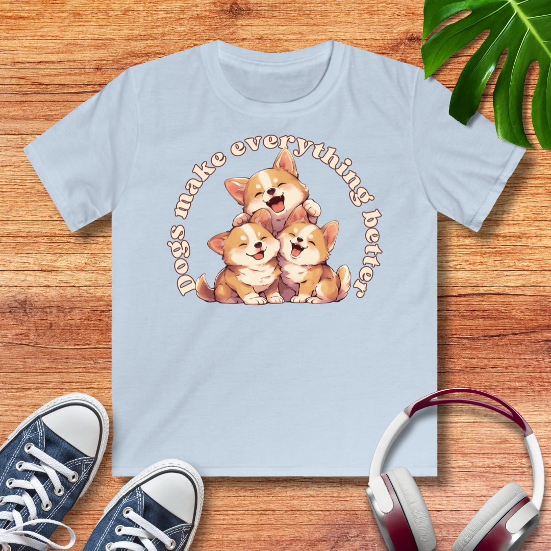 Dog Corgi Kinder T-Shirt