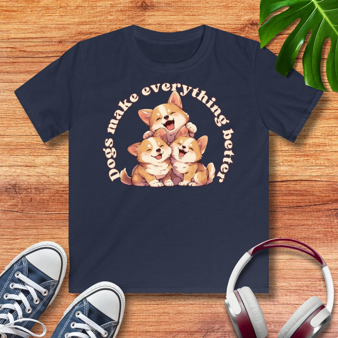 Dog Corgi Kinder T-Shirt