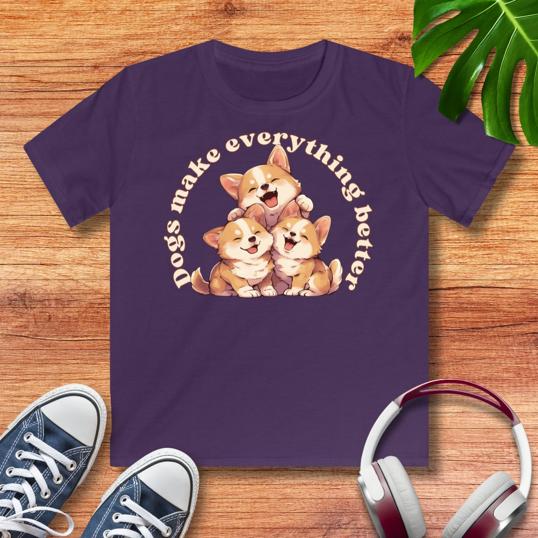 Dog Corgi Kinder T-Shirt