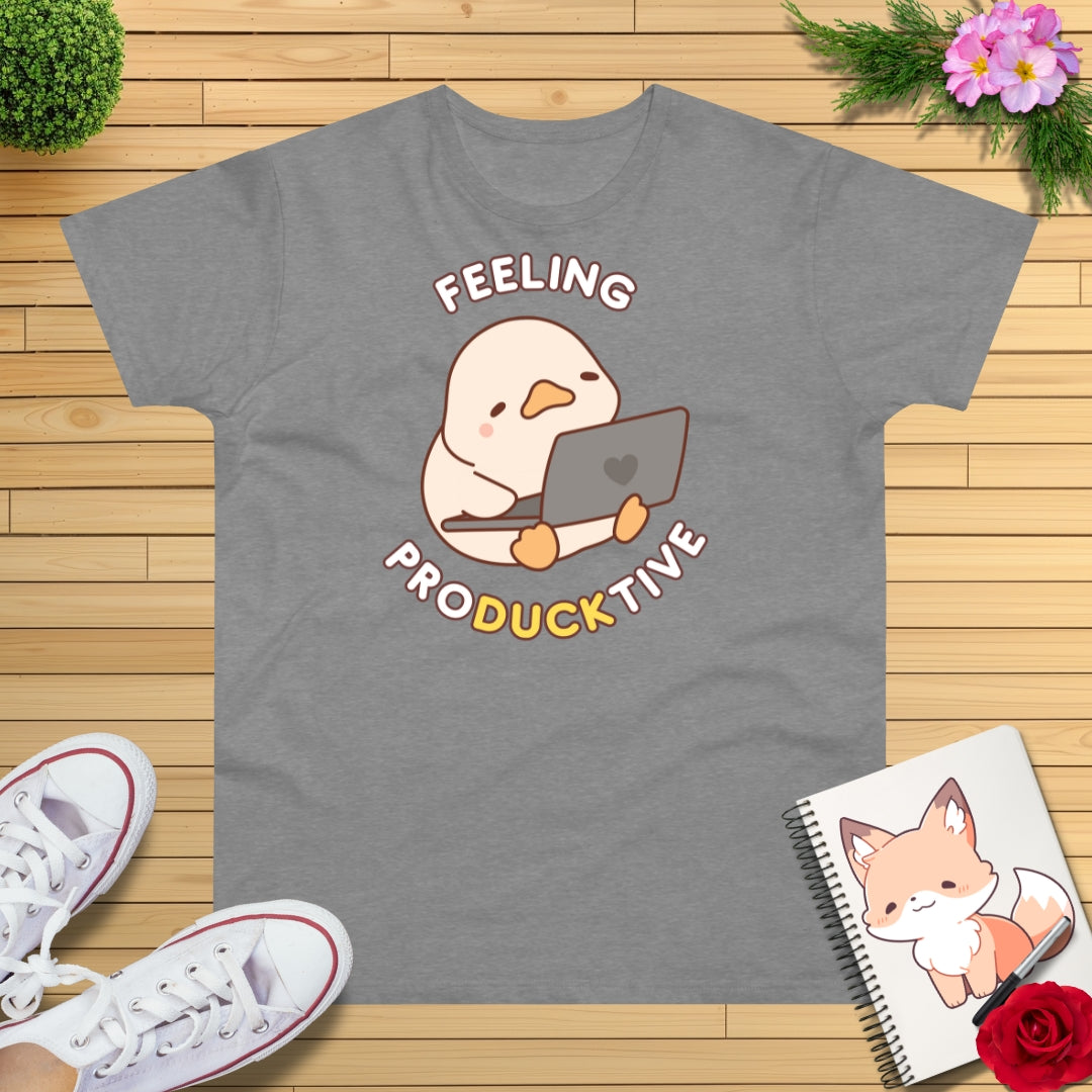 Feeling proDUCKtive Ente T-Shirt