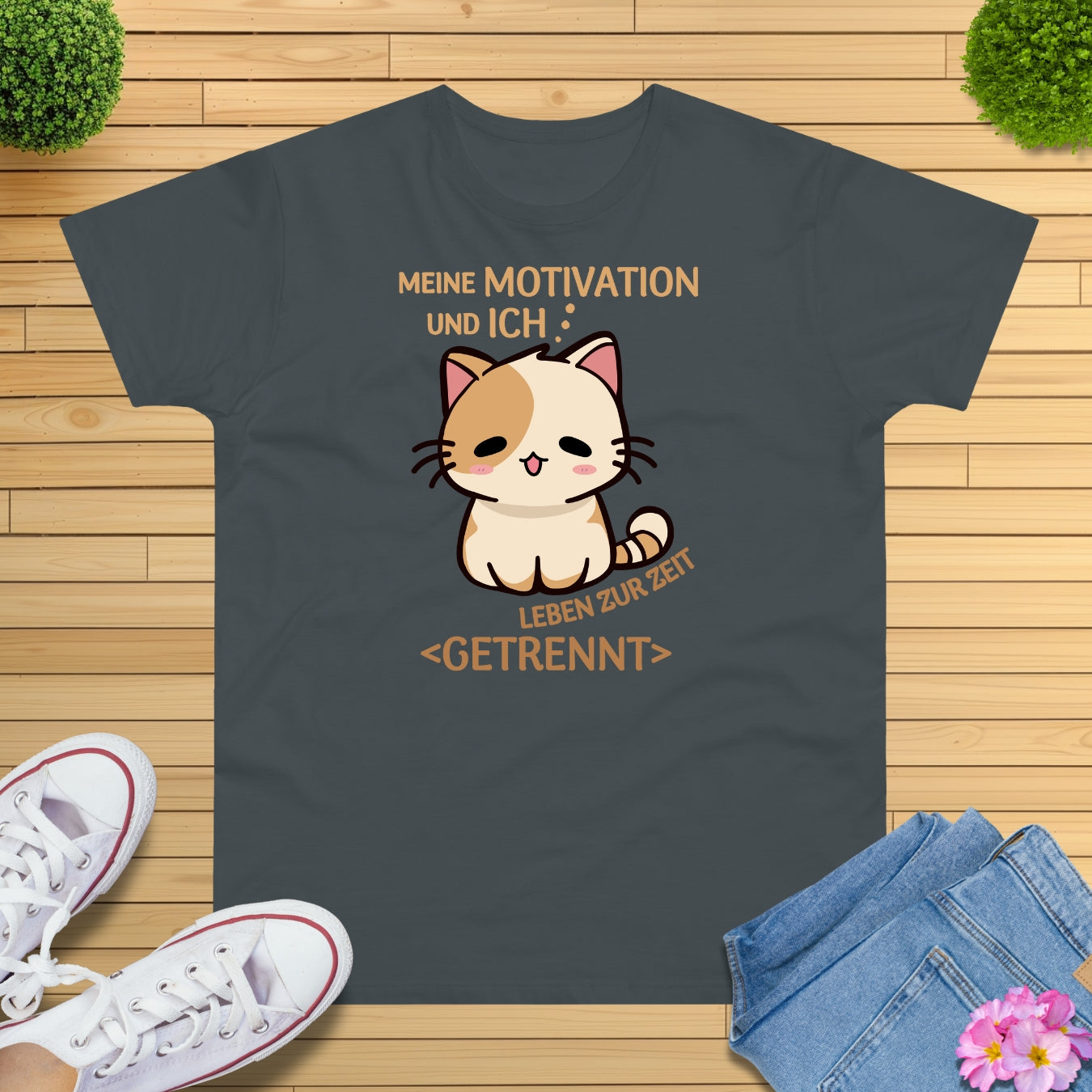 Chill Motivation Katze T-Shirt