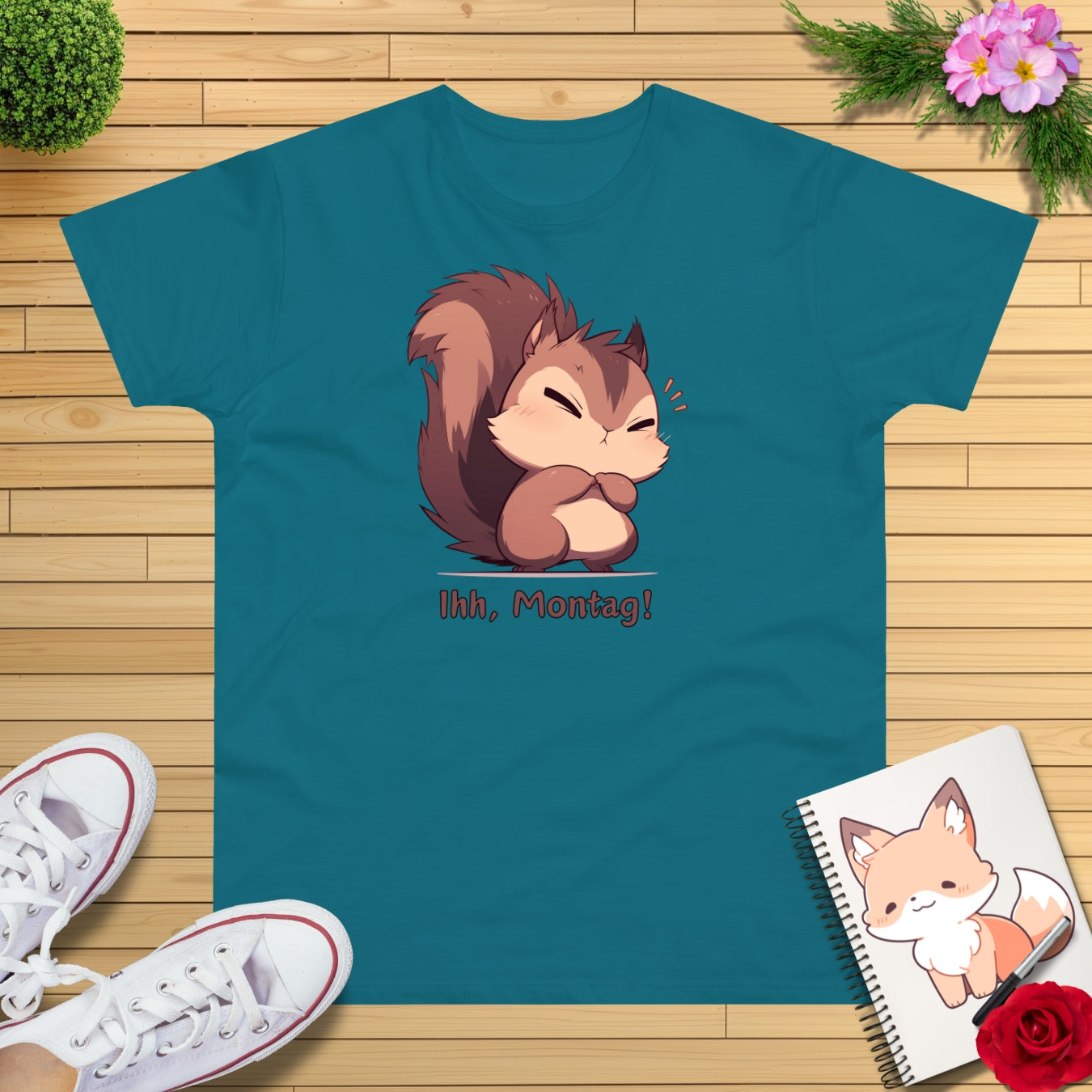 Eichhörnchen "Ihh, Montag!" T-Shirt