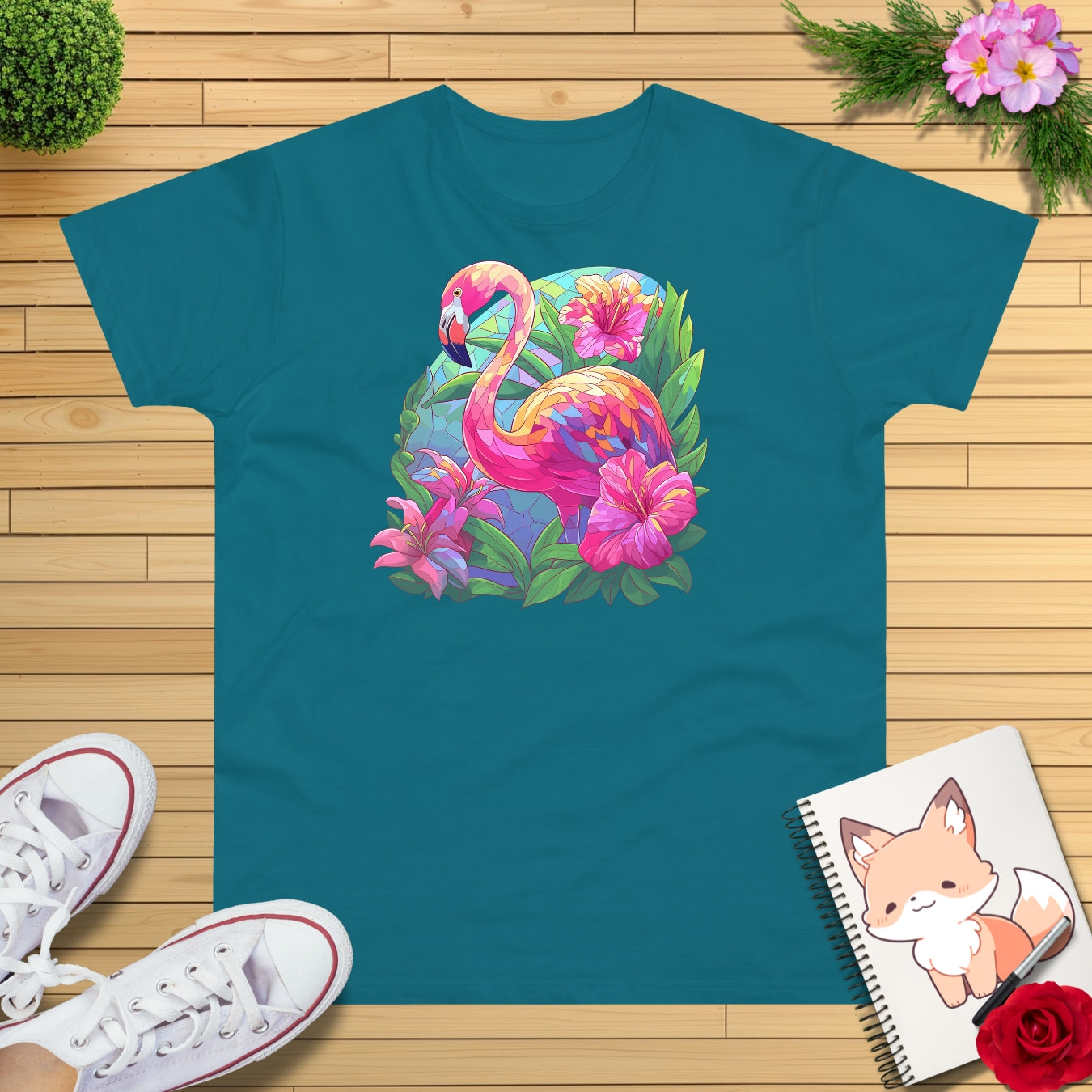Flamingo Mosaik T-Shirt