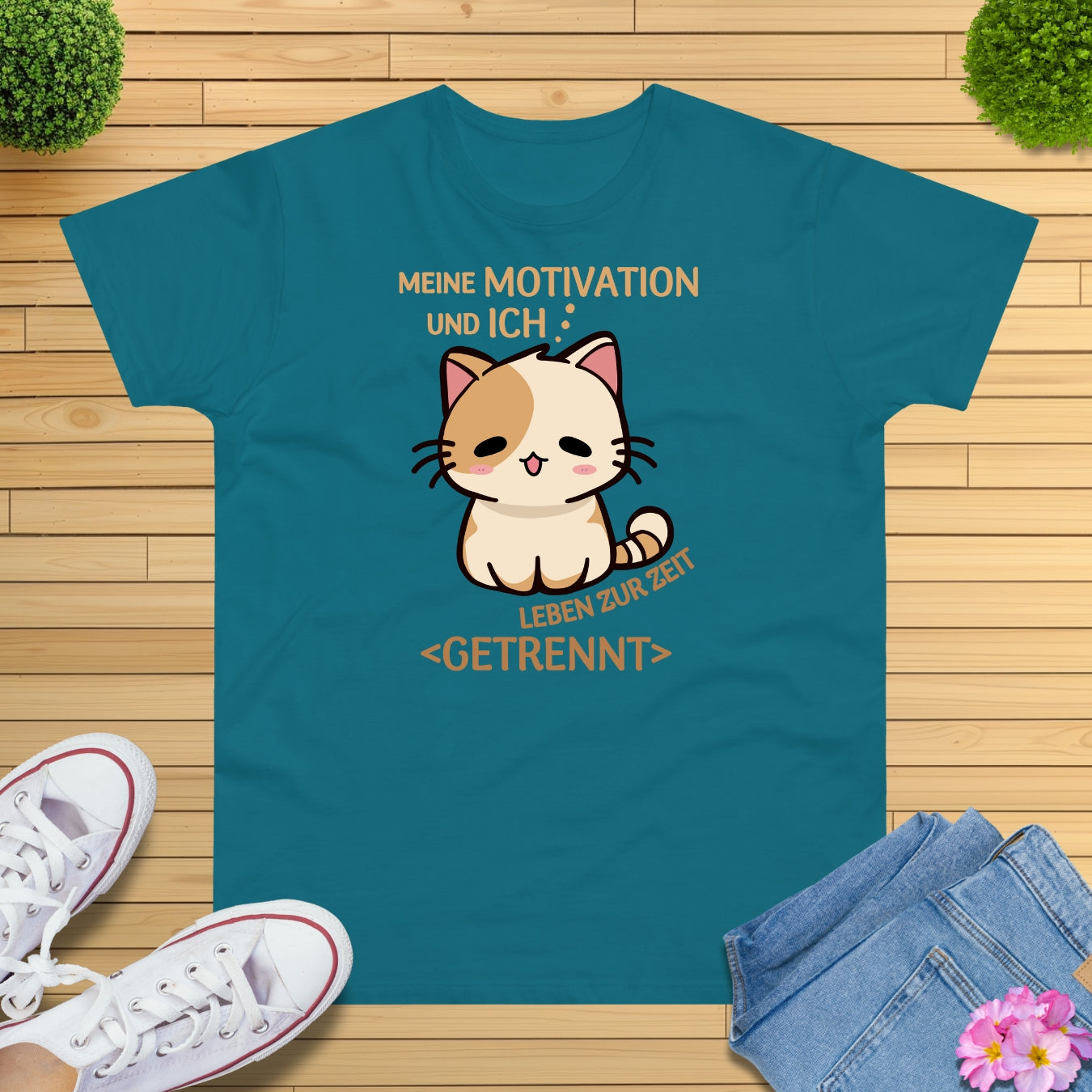 Chill Motivation Katze T-Shirt