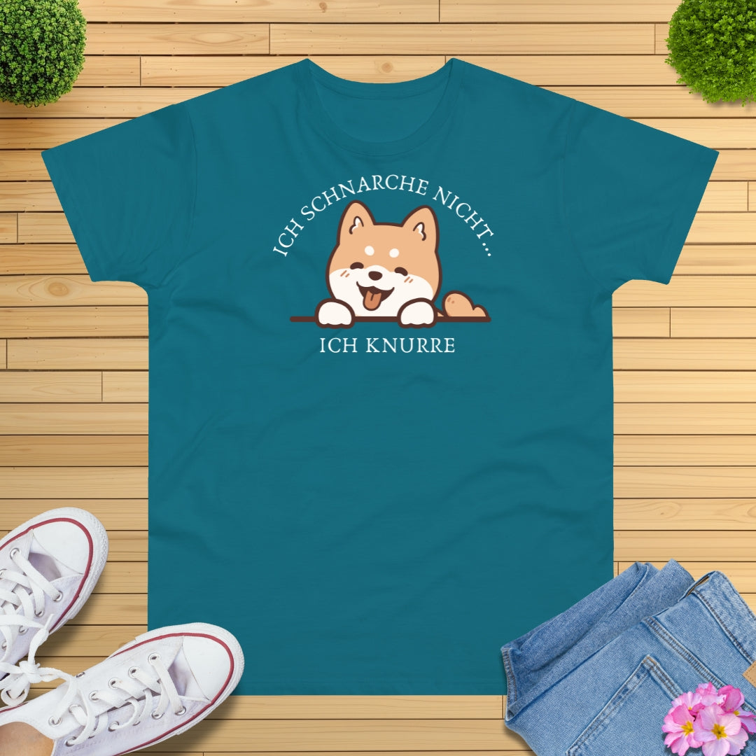 Ich schnarche nicht Hund T-Shirt