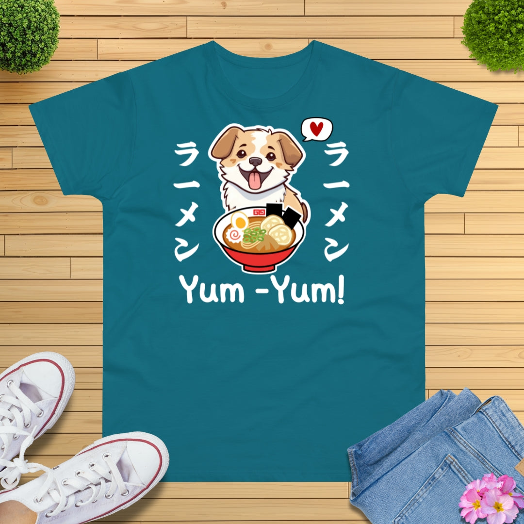 Kawaii Ramen Hund T-Shirt