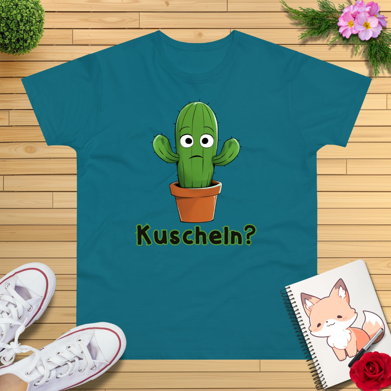 Kuschel Kaktus T-Shirt