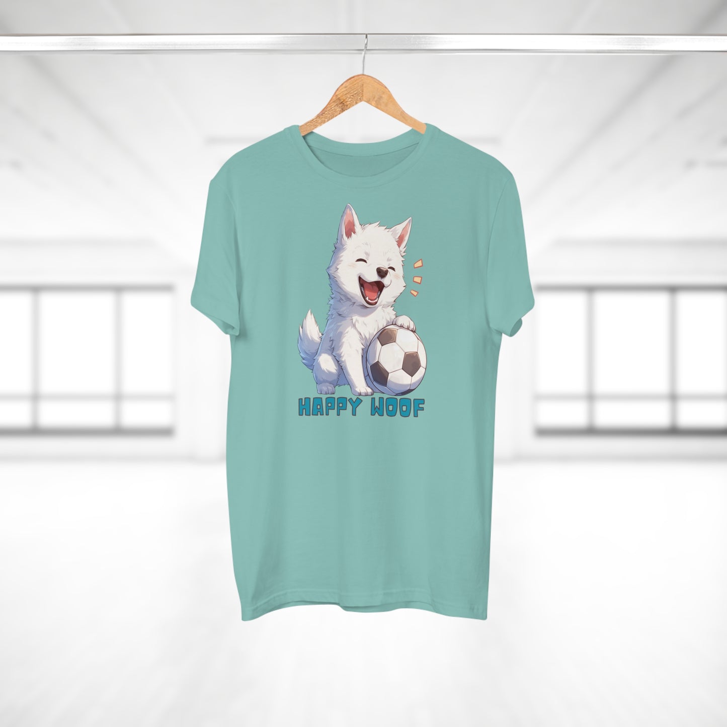 Happy Fußball Hund T-Shirt