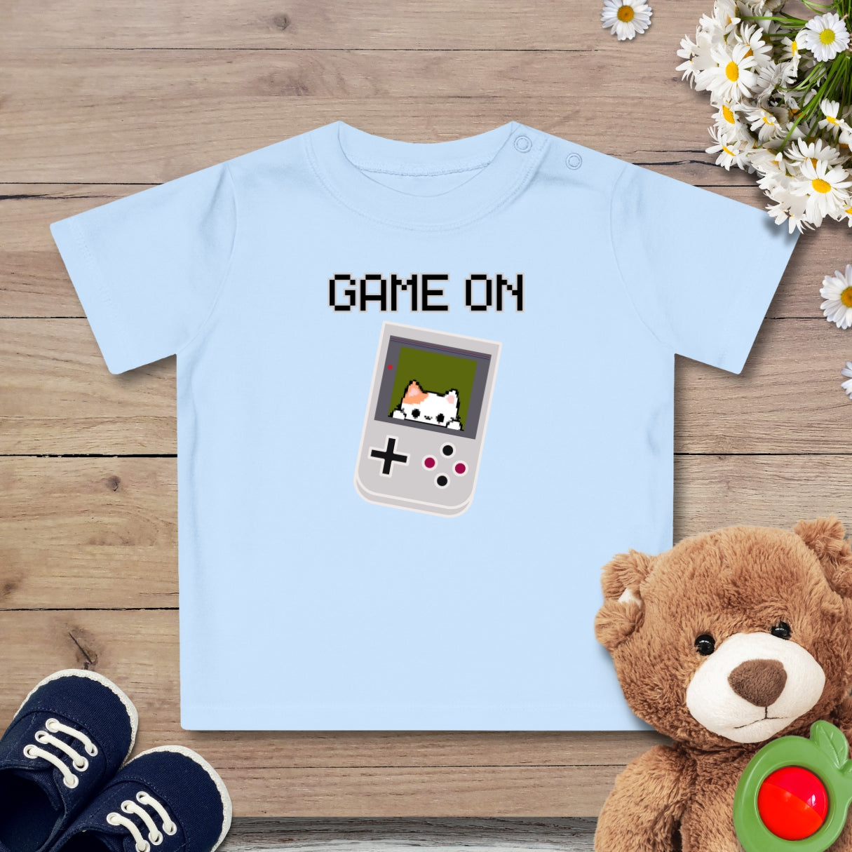 Game On Kitten Baby T-Shirt