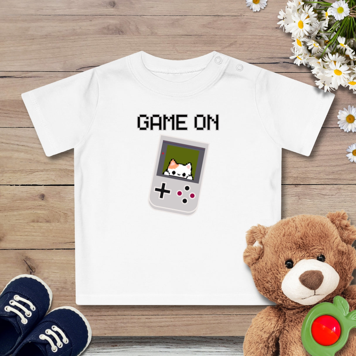 Game On Kitten Baby T-Shirt