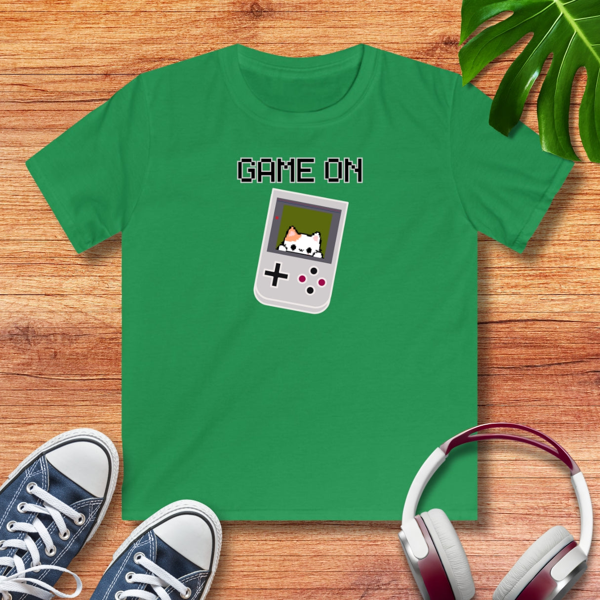 Game On Kitten Kinder T-Shirt