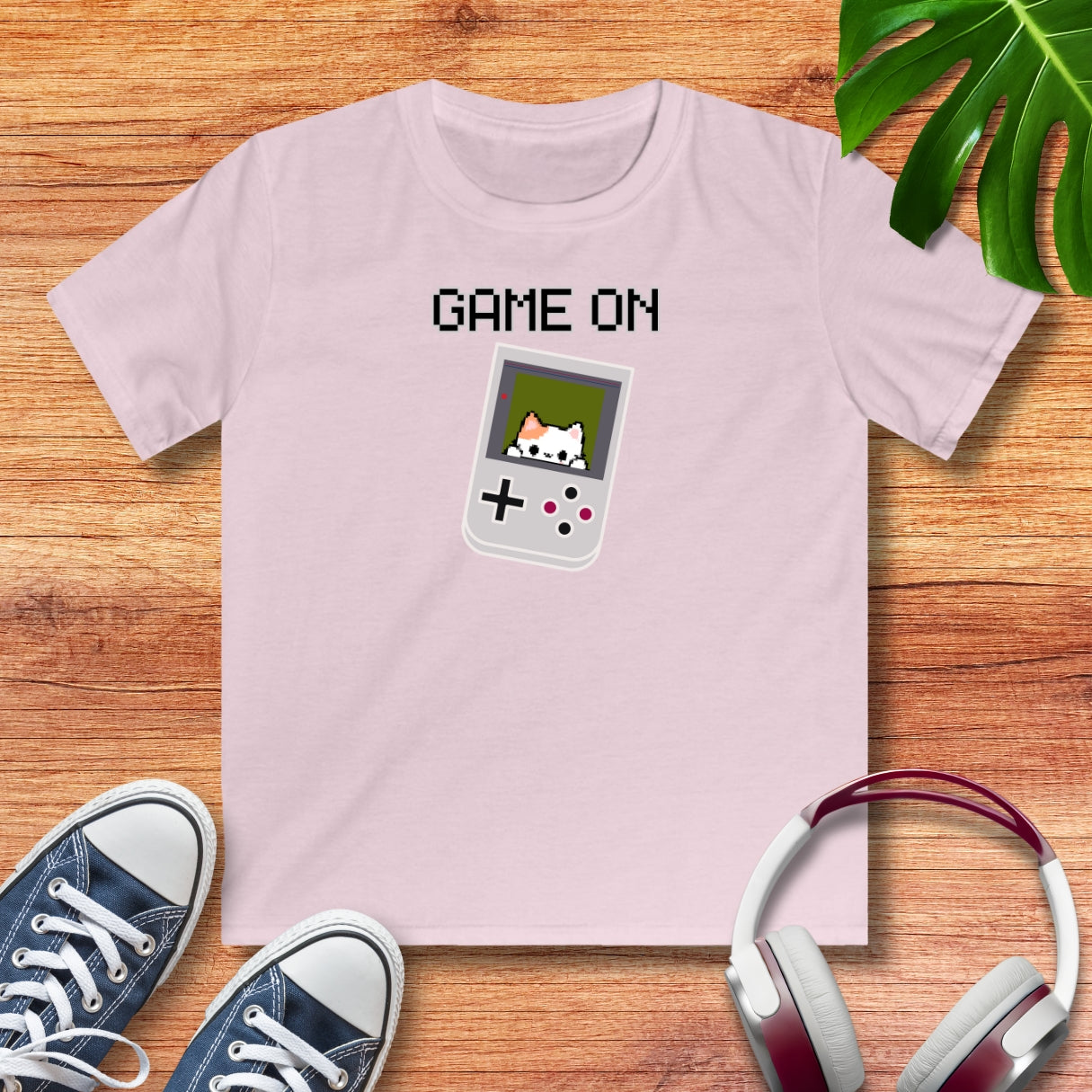 Game On Kitten Kinder T-Shirt