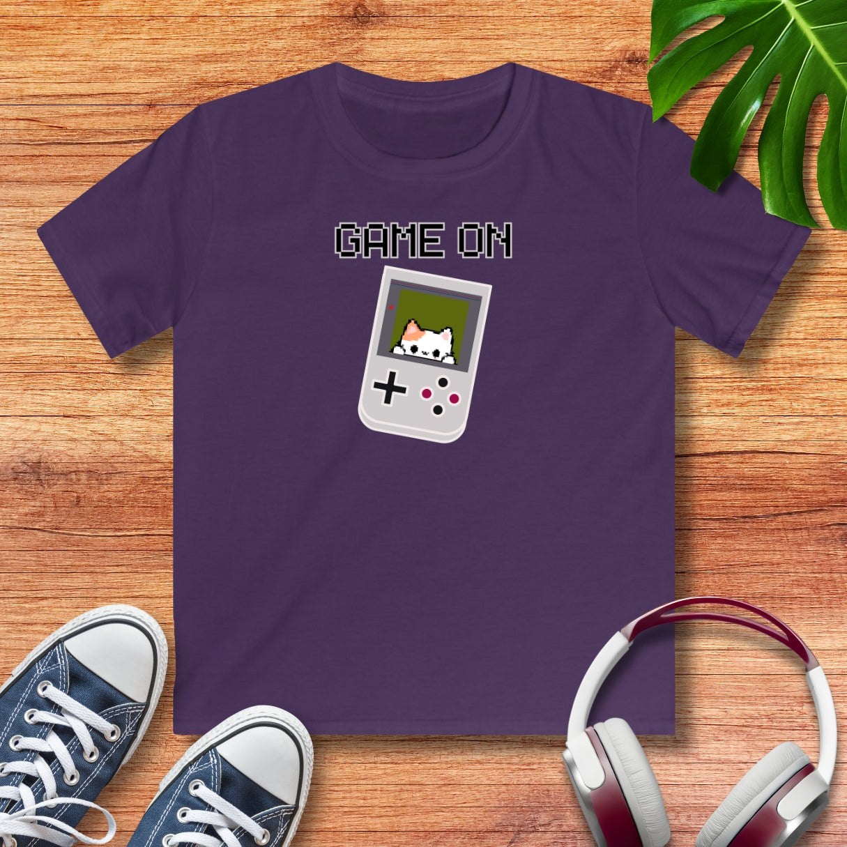 Game On Kitten Kinder T-Shirt
