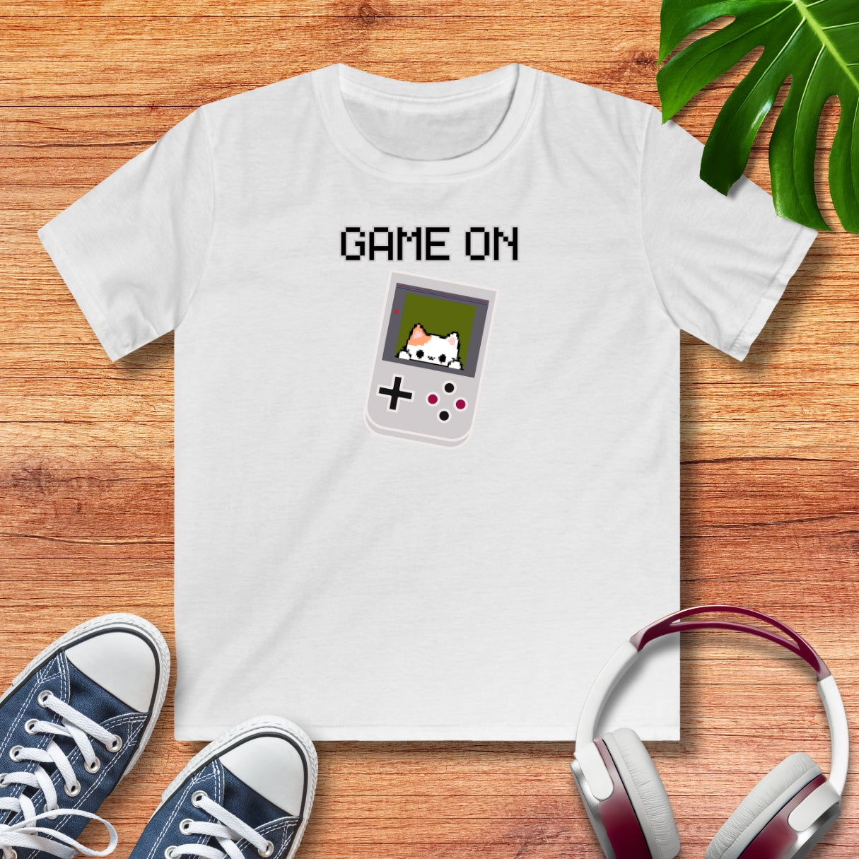 Game On Kitten Kinder T-Shirt