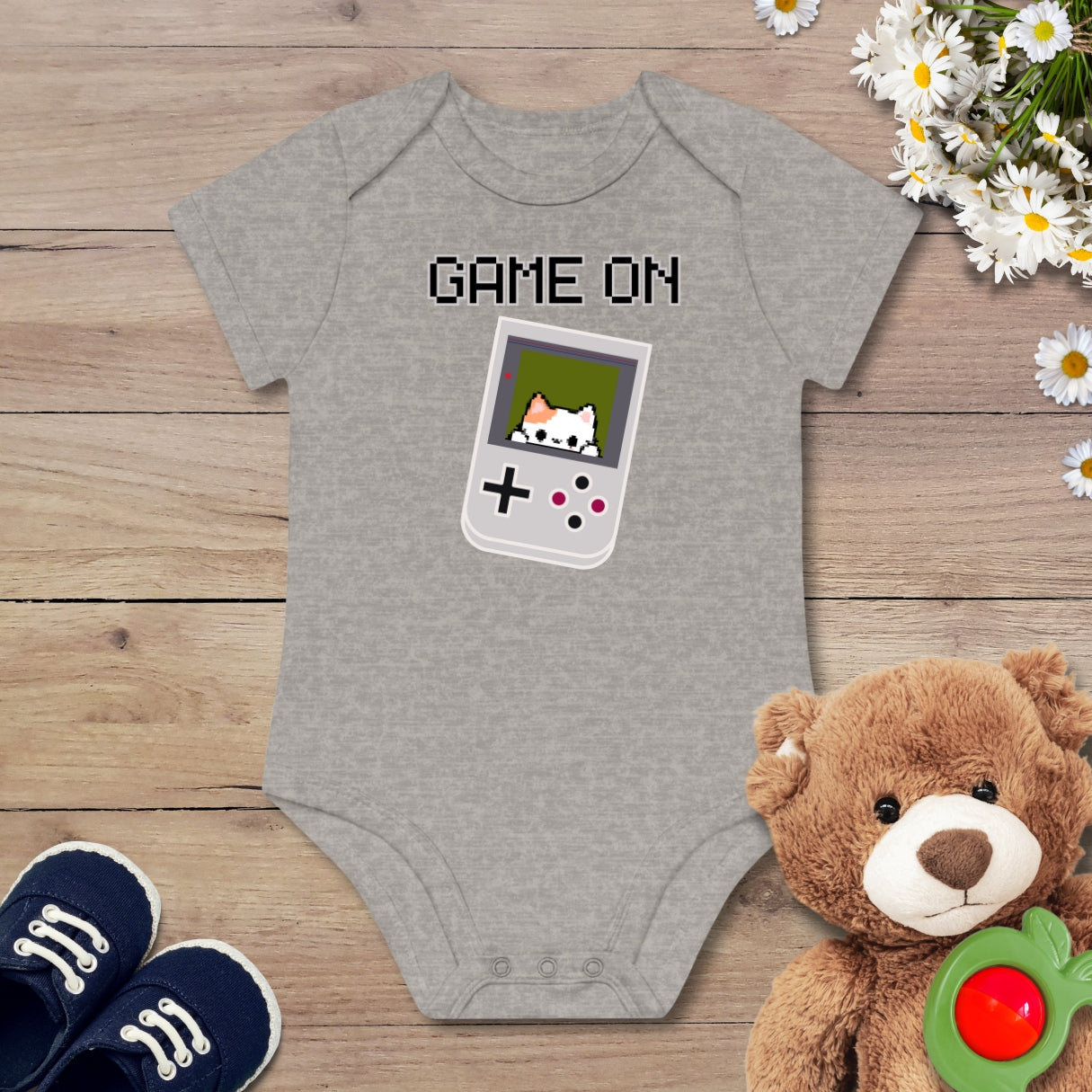 Game On Kitten Kurzarm Body