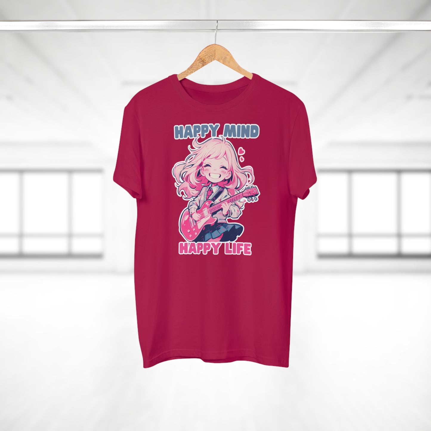Anime Girl spielt E-Gitarre T-Shirt