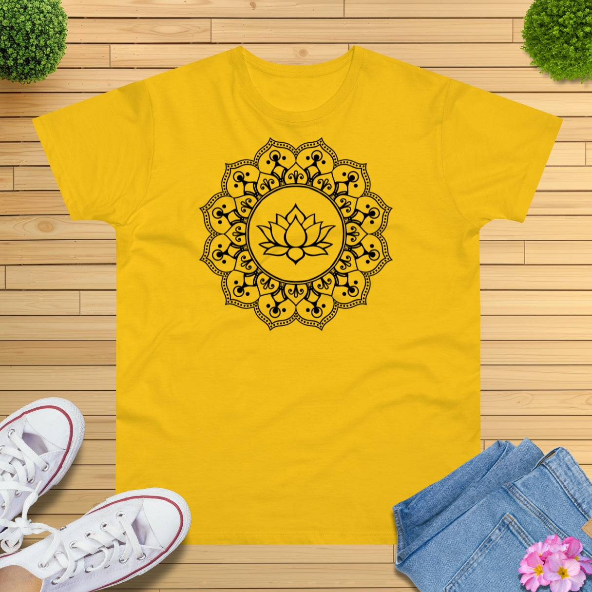 Lotus Mandala Yoga T-Shirt