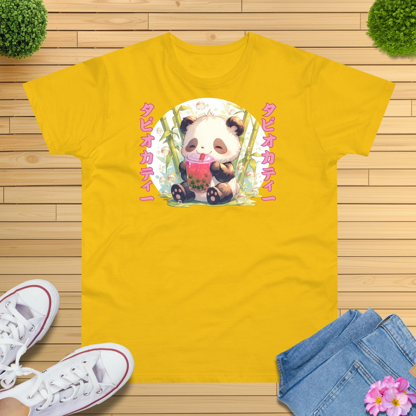 Bubble Tea Time Panda T-Shirt