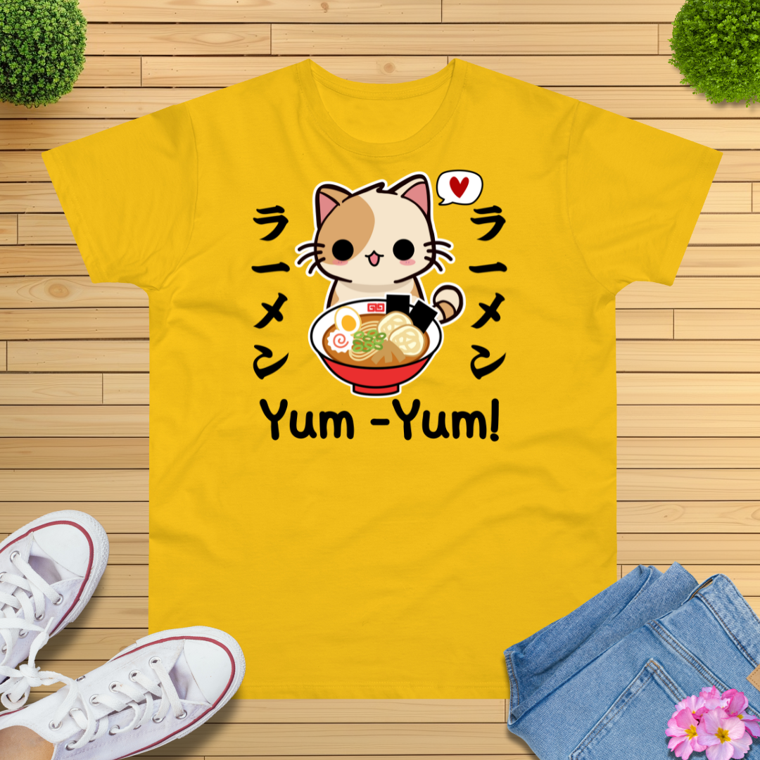 Kawaii Ramen Katze T-Shirt