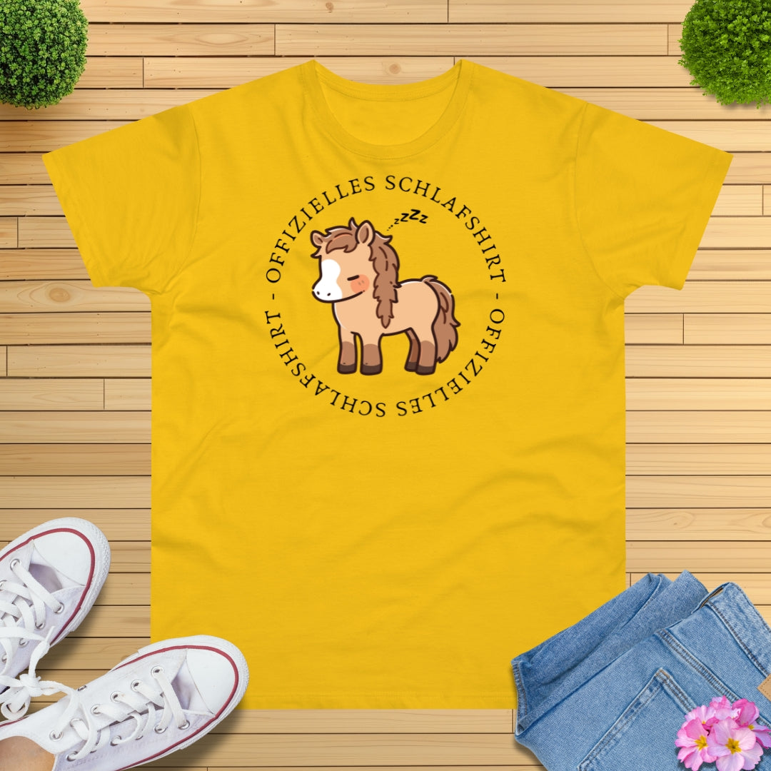 Offizielles Schlafshirt Pferd T-Shirt