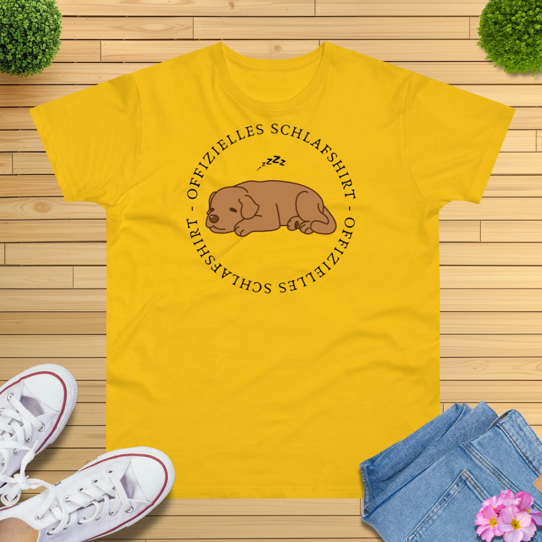 Offizielles Schlafshirt Hund T-Shirt