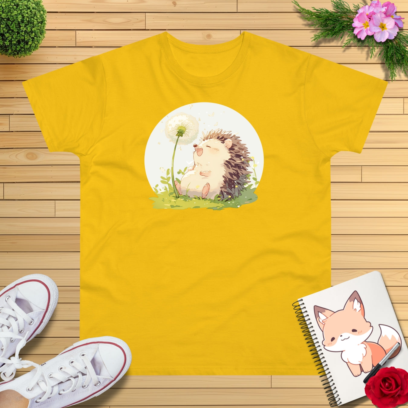 Happy Igel Pusteblume T-Shirt