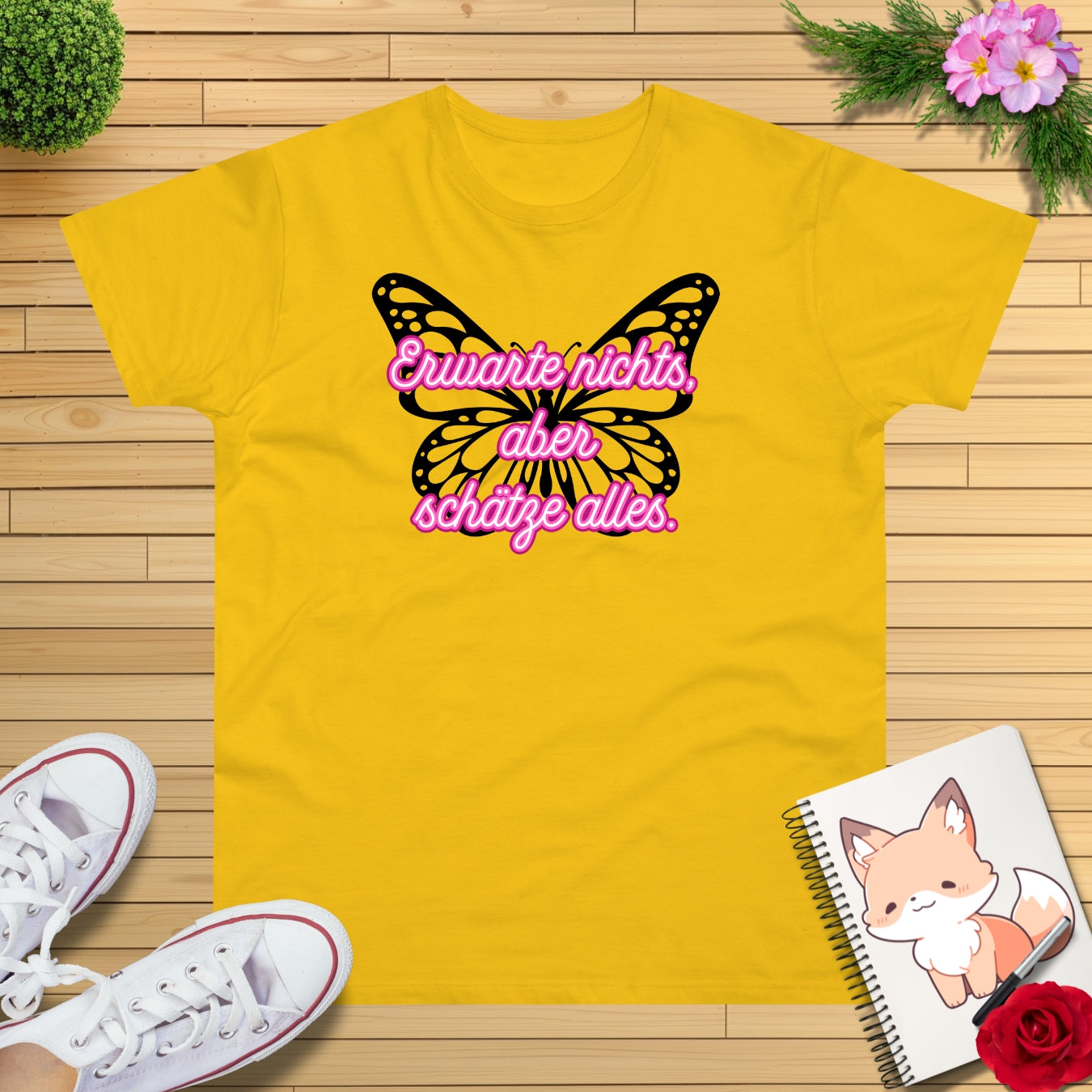 Schmetterling pink T-Shirt