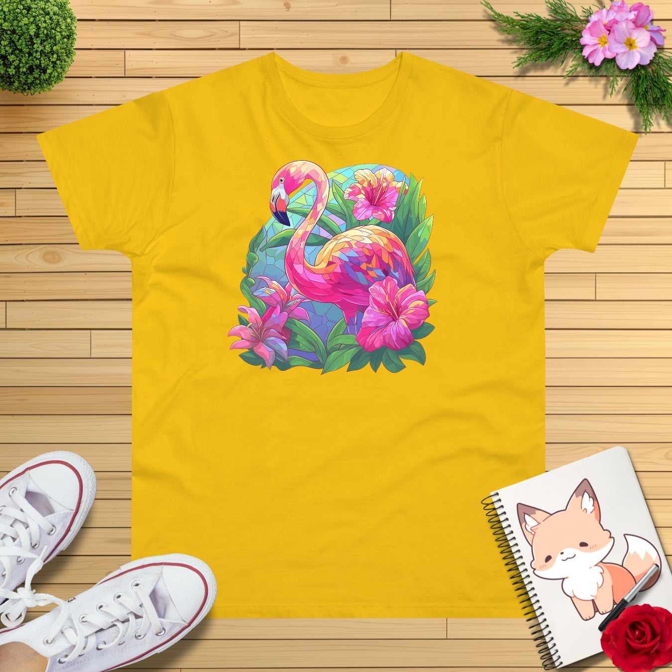 Flamingo Mosaik T-Shirt