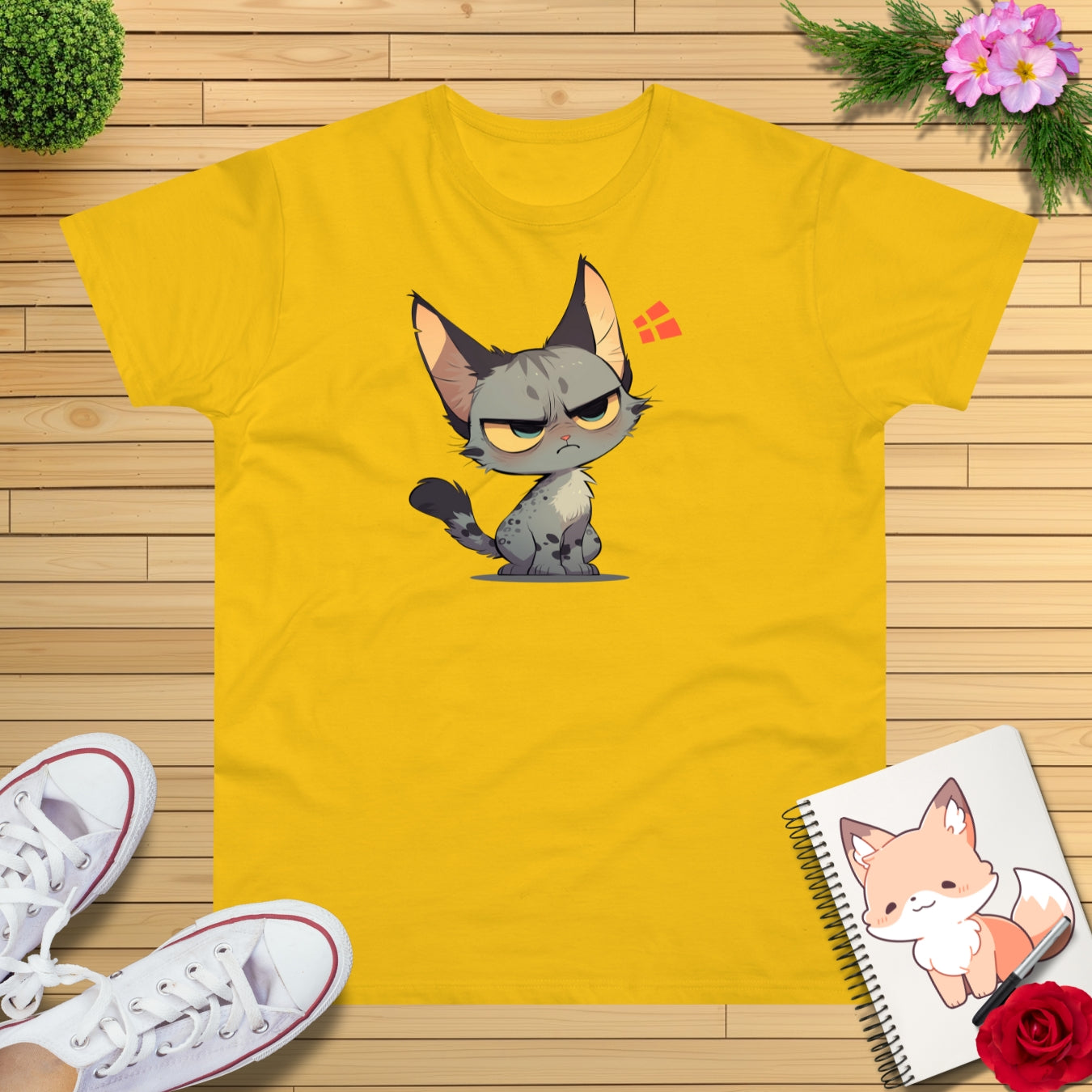 Grummel Katze T-Shirt
