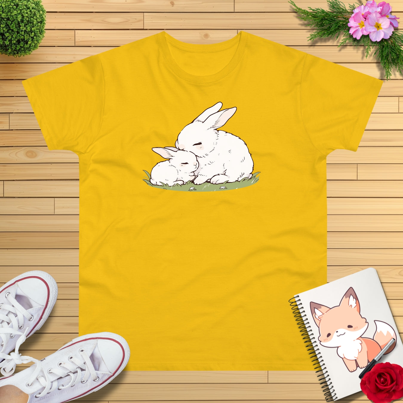 Kuschel Hasen T-Shirt