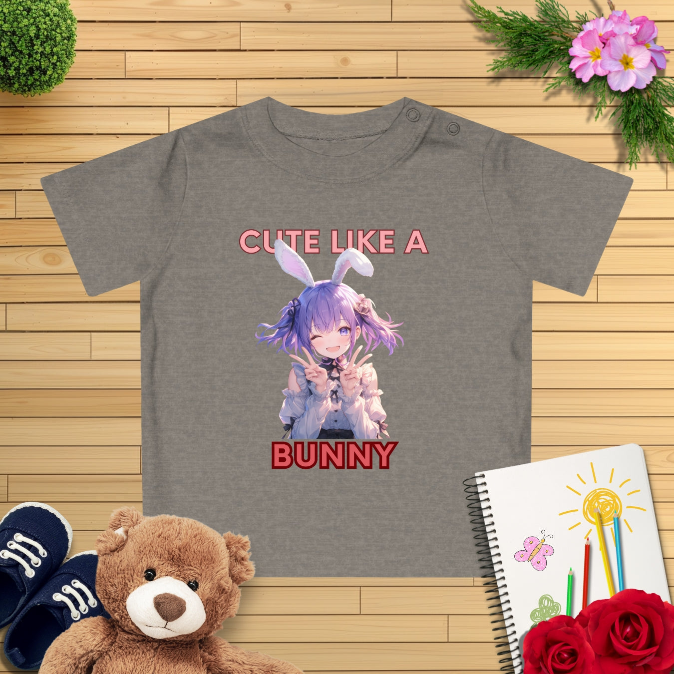 Cute like a Bunny Baby T-Shirt