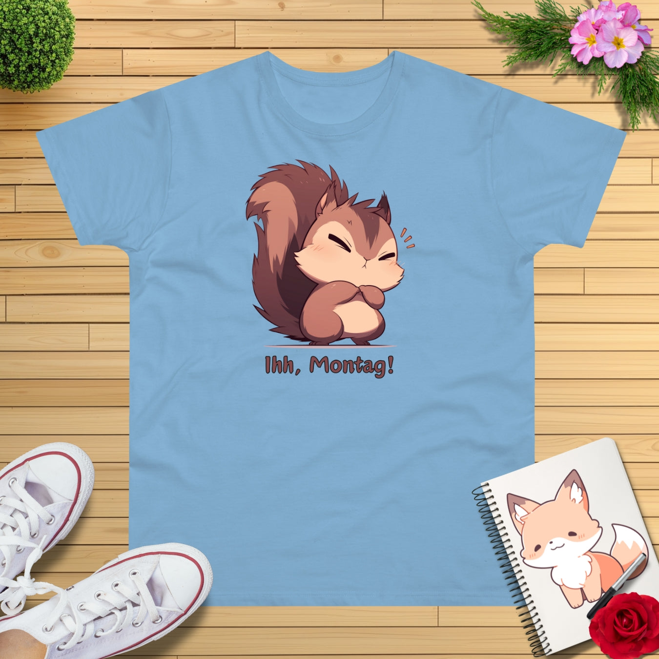 Eichhörnchen "Ihh, Montag!" T-Shirt