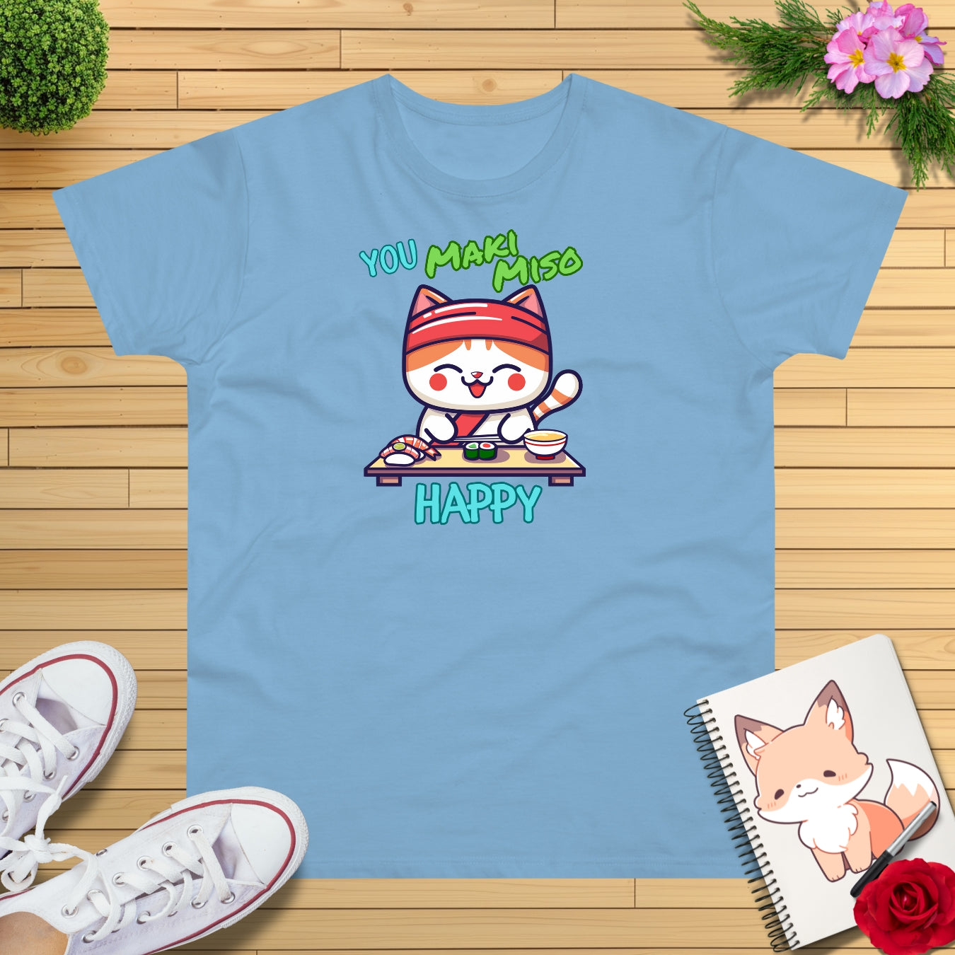 Sushi "YOU MAKI MISO HAPPY" T-Shirt