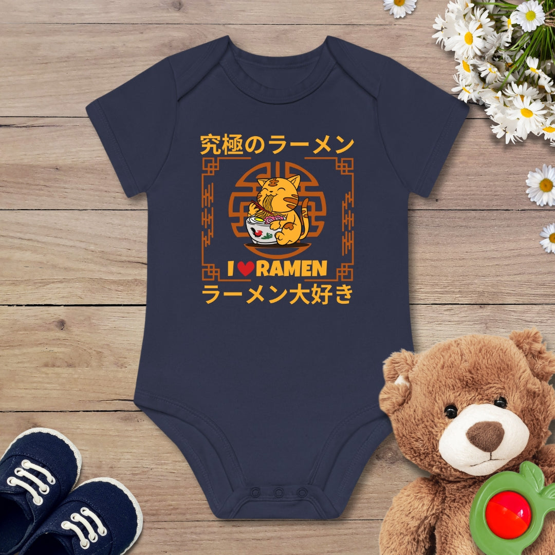 Love Ramen Katze Kurzarm Body