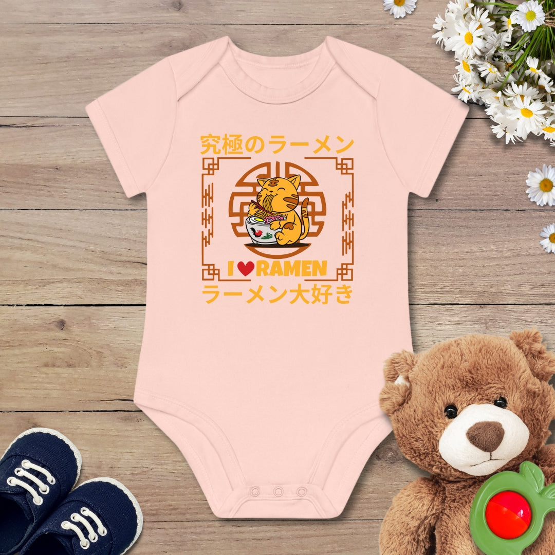 Love Ramen Katze Kurzarm Body