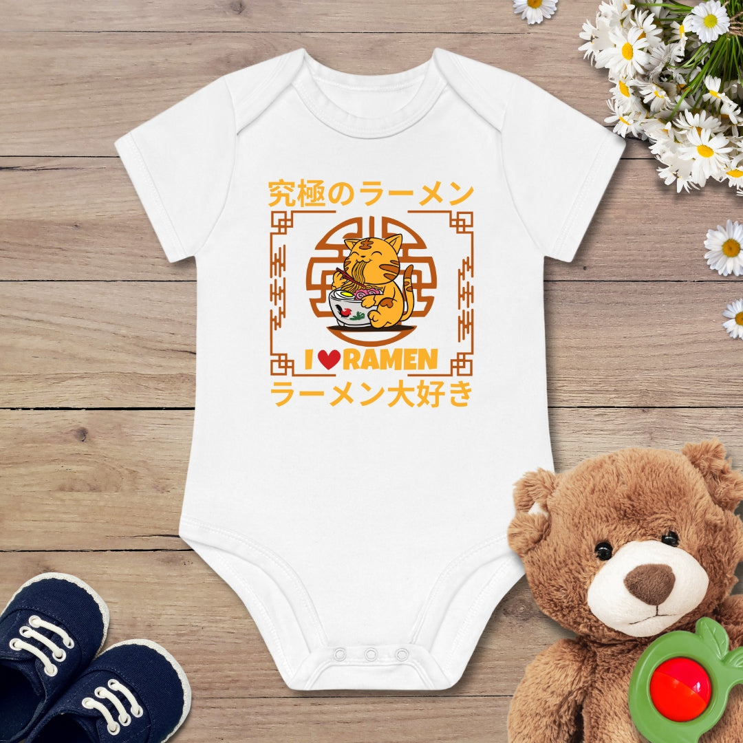 Love Ramen Katze Kurzarm Body