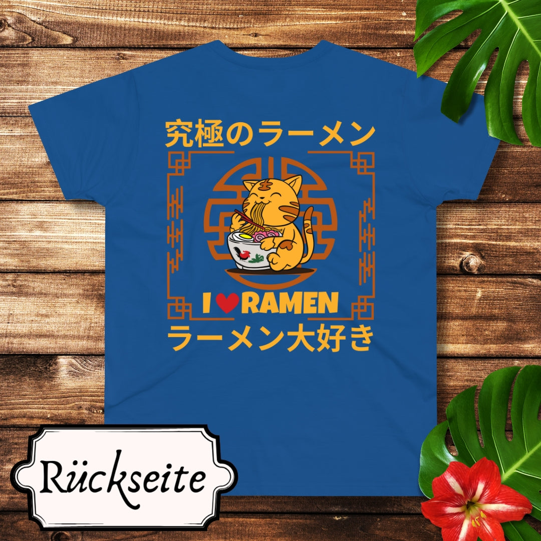 Love Ramen Katze T-Shirt