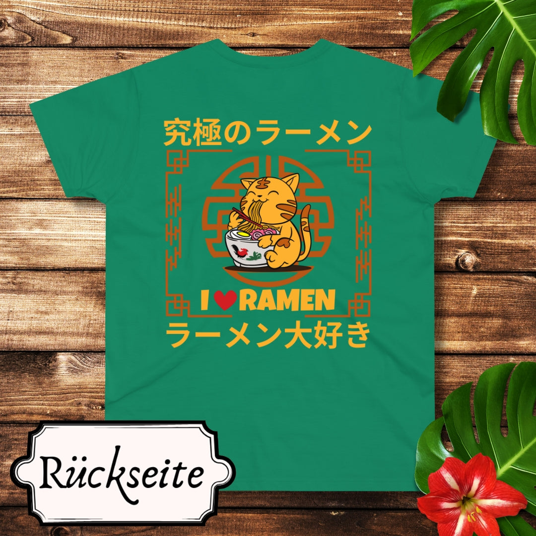 Love Ramen Katze T-Shirt