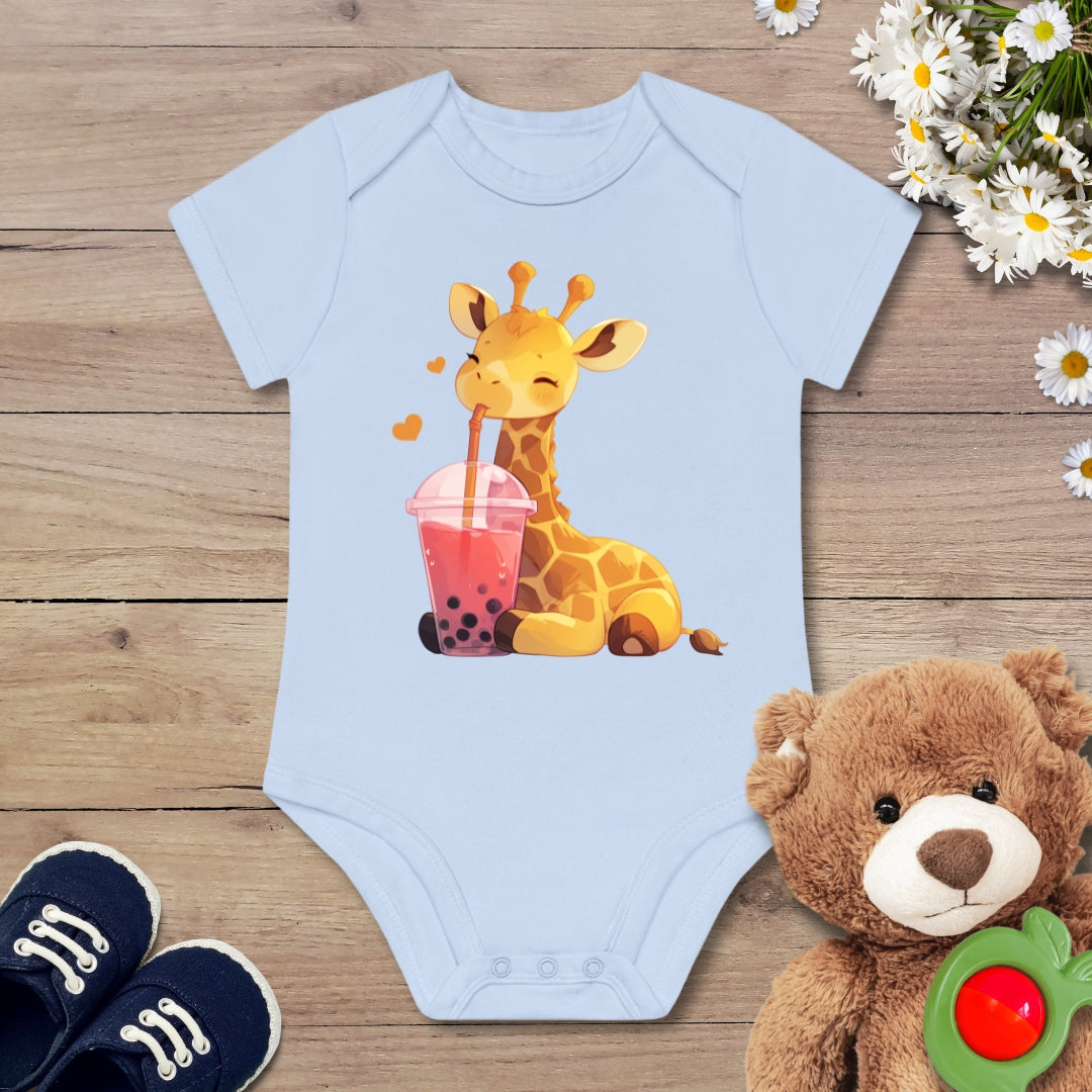 Bubble-Tea Giraffe Kurzarm Body