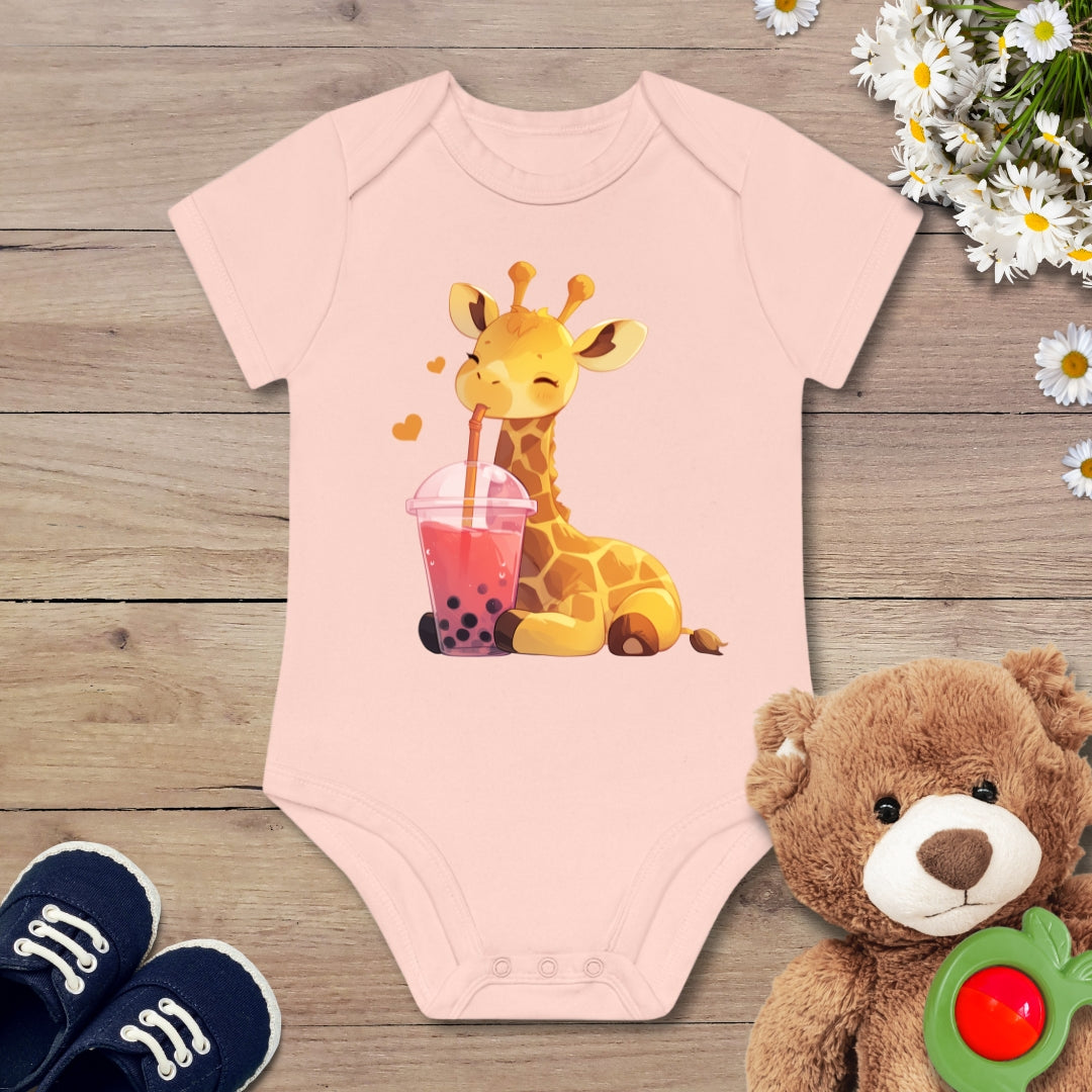 Bubble-Tea Giraffe Kurzarm Body